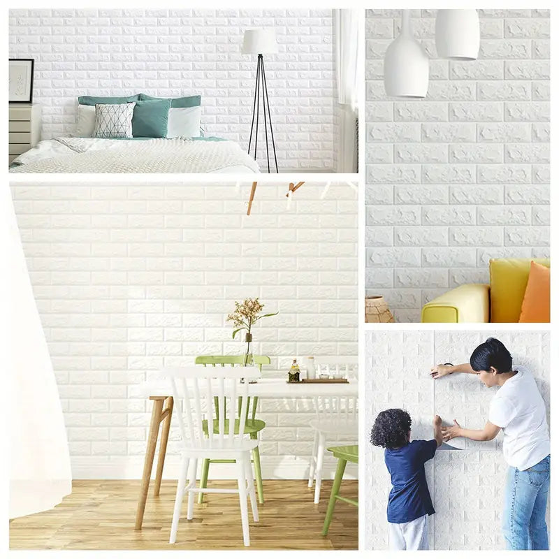 Pack x 10 PÁNELES PARA PARED 3D 🧱🤩 ¡Decora tu casa con estilo y sin esfuerzo! - Ofertas
