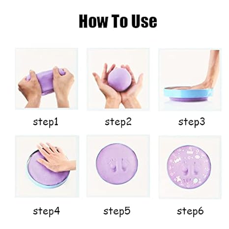 KIT PARA PLASMAR HUELLAS DE BEBÉ 🖐️👶 Inmortaliza las huellitas de tu bebé en un recuerdo eterno - Ofertas