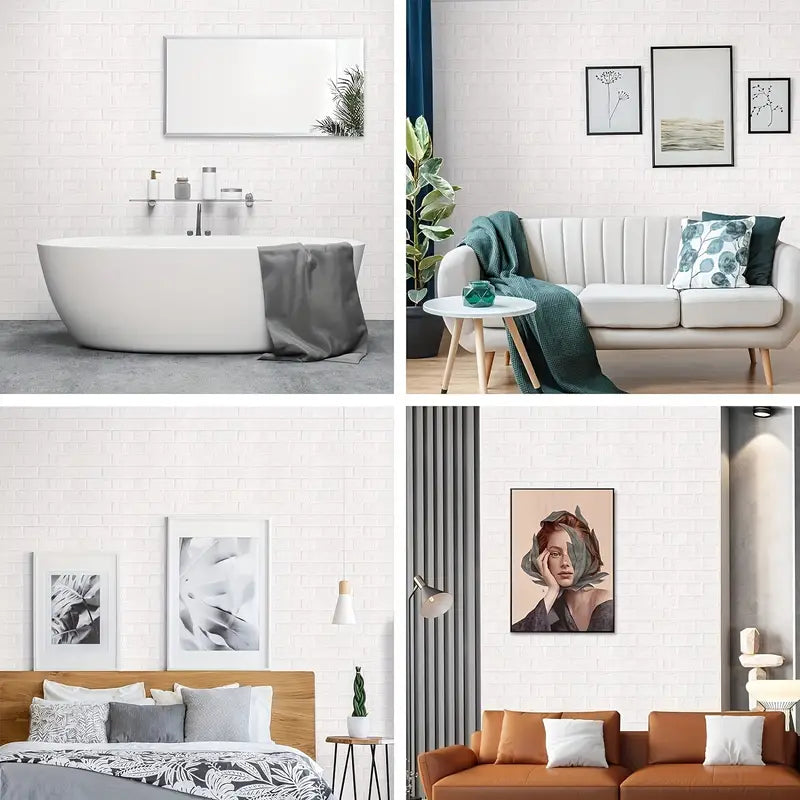Pack x 10 PÁNELES PARA PARED 3D 🧱🤩 ¡Decora tu casa con estilo y sin esfuerzo! - Ofertas