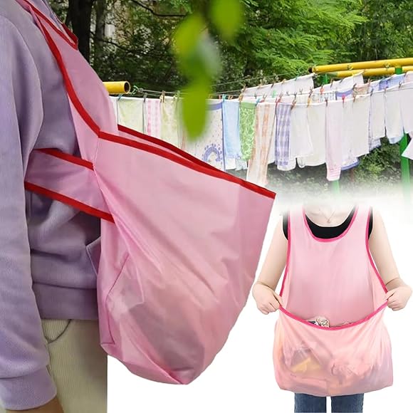 DELANTAL DE ROPA 🤩 ¡Optimiza tu rutina de lavandería con el delantal perfecto para colgar ropa! - Ofertas