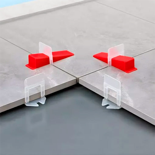 NIVELADORES DE PISO 🤩👷 ¡Cada paquete trae 100 cuñas y 100 bases niveladoras! - Ofertas