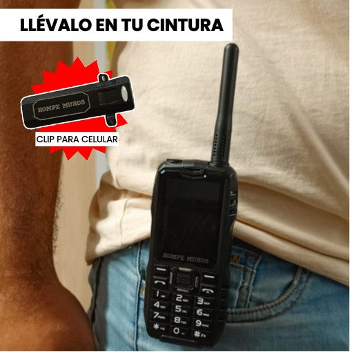 📲 CELULAR ROMPEMUROS + CELULAR 6300 ¡GRATIS!