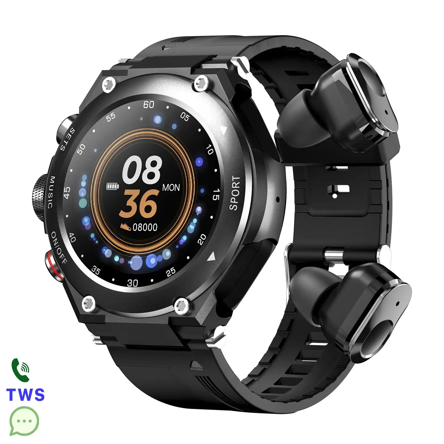 SMARTWATCH CON AUDÍFONOS INCORPORADOS 😍😱 ¡Ambos en un solo dispositivo! - Ofertas