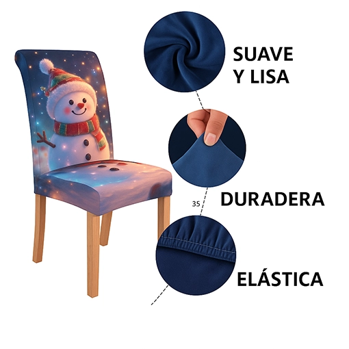 FUNDAS NAVIDEÑAS PARA SILLA 🤩🎄🎅 - Ofertas