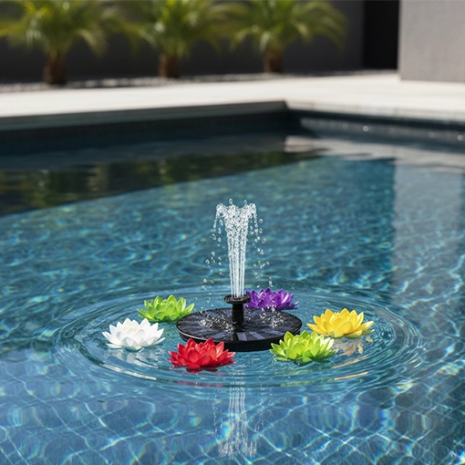 FUENTE DE AGUA SOLAR + 6 FLORES GRATIS - Ofertas