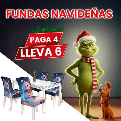 FUNDAS NAVIDEÑAS PARA SILLA 🤩🎄🎅 - Ofertas