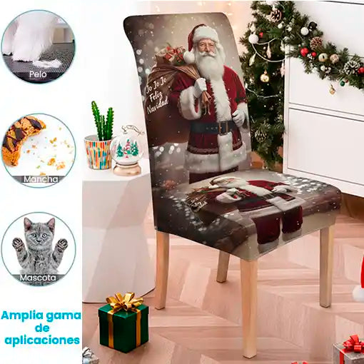FUNDAS NAVIDEÑAS PARA SILLA 🤩🎄🎅 - Ofertas