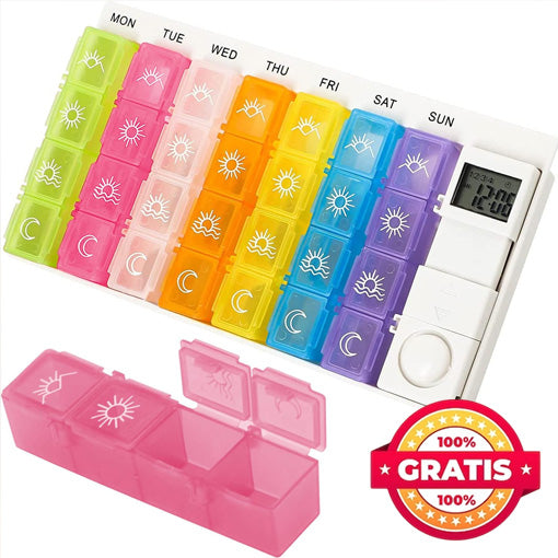 MONITOR DE PRESIÓN DE MUÑECA + PASTILLERO CON ALARMA 💊👨⚕️🤩