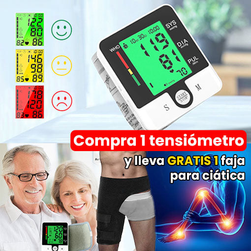 TENSIÓMETRO DIGITAL + FAJA CIÁTICA GRATIS 🎁🤩 - Ofertas