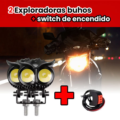 PAR DE EXPLORADORAS BÚHO + SWICH🏍️💡 - Ofertas