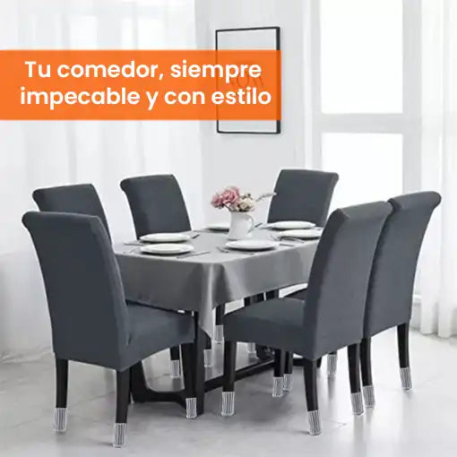 PROTECTORES PARA SILLA + MEDIAS ANTIRAYONES PARA SILLA GRATIS 🎁 ¡Tus sillas como nuevas!