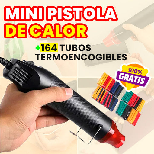 MINI PISTOLA DE CALOR 700W ¡Ideal para proyectos de bricolaje, manualidades y soldadura!