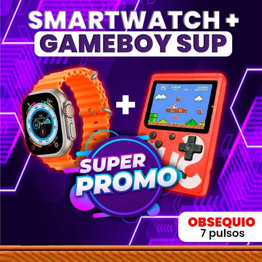 SMARTWATCH + MINIGAMEBOY SUP + 7 CORREAS PARA RELOJ 🕹️⌚ - Ofertas