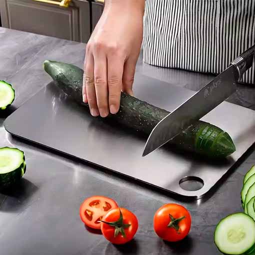 TABLA DE COCINA ACERO INOXIDABLE XXL + AFILADOR DE CUCHILLOS GRATIS 🤩😱 - Ofertas