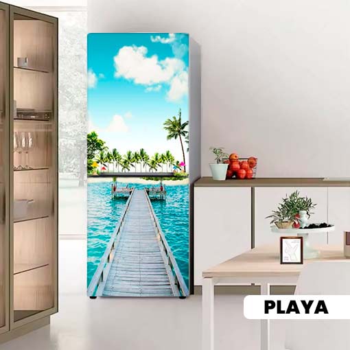 VINILOS CON DISEÑOS PARA NEVERA 😱🤩 ¡Protección novedosa y creativa para tu nevera! - Ofertas