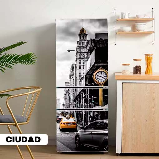 VINILOS CON DISEÑOS PARA NEVERA 😱🤩 ¡Protección novedosa y creativa para tu nevera! - Ofertas