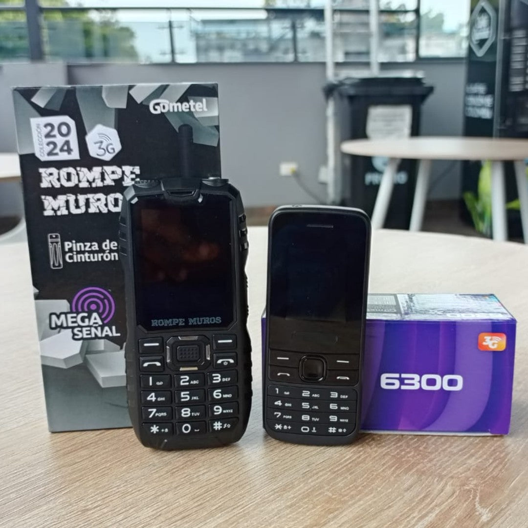 📲 CELULAR ROMPEMUROS + CELULAR 6300 ¡GRATIS!