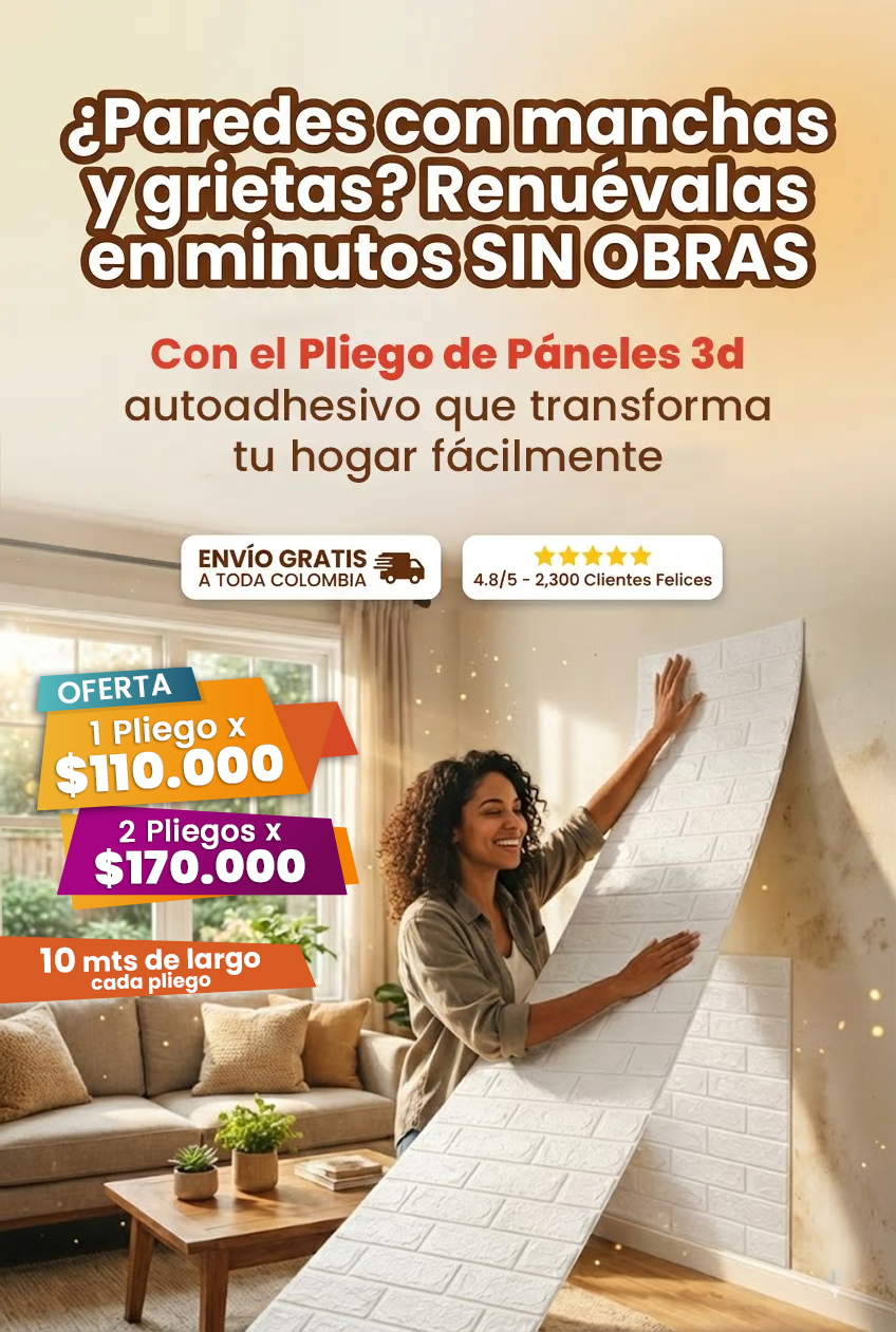 ROLLO DE PANELES 3D DE 70 CM X 10 MT🌟 - Ofertas