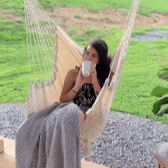 Hamaca Silla Beige+ 2 cojines ¡GRATIS!🎁 - Ofertas