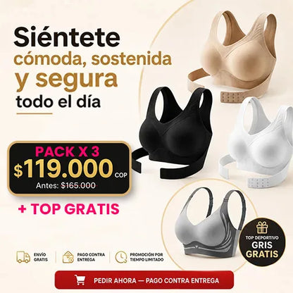 Brasier Invisible con Corrector Pack de 3💕🌟 - Ofertas