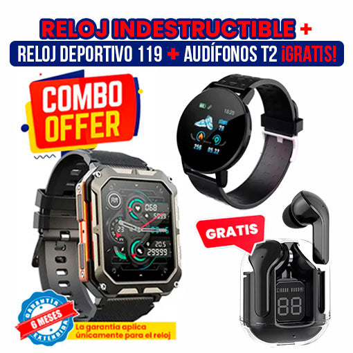 Combo Smartwatches + AUDÍFONOS ¡GRATIS!🎁 - Ofertas