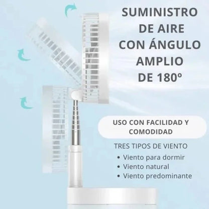 MINI VENTILADOR PLEGABLE PORTÁTIL 😎😱 ¡Lleva 2 con un incríble precio!