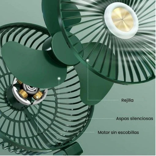 MINI VENTILADOR PLEGABLE PORTÁTIL 😎😱 ¡Lleva 2 con un incríble precio!