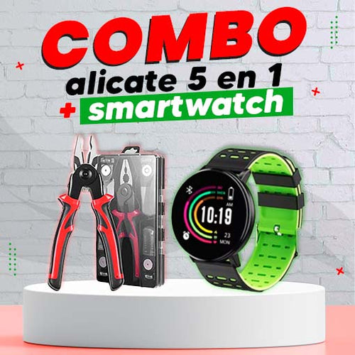 ALICATE 5 EN 1 Y SMARTWATCH DEPORTIVO 119 😱