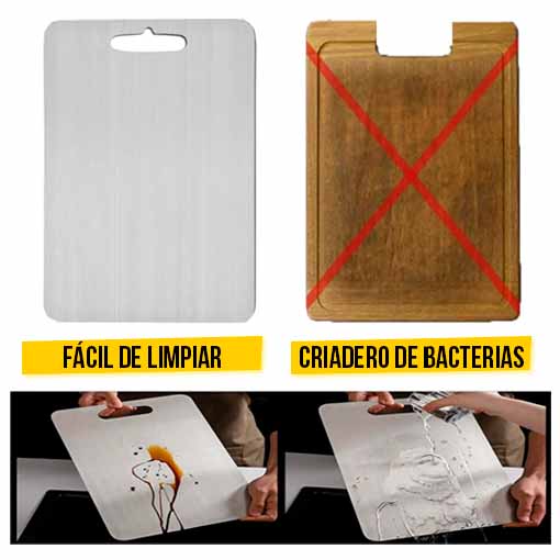 COMBO TABLAS DE COCINA ACERO INOXIDABLE ⭐😱