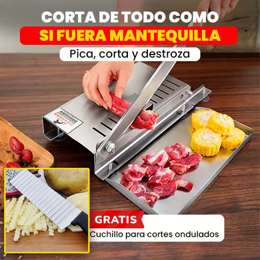 DESTROZADORA DE CARNES Y VERDURAS 🔪😱 ¡La bestia de acero que corta hasta hueso!