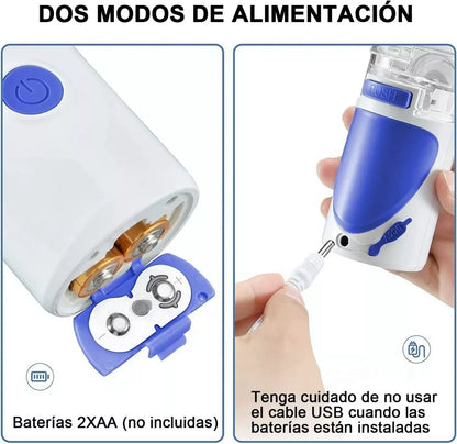 NEBULIZADOR PORTÁTIL 🥰💨 ¡Adios a los problemas de las vías respiratorias! - Ofertas