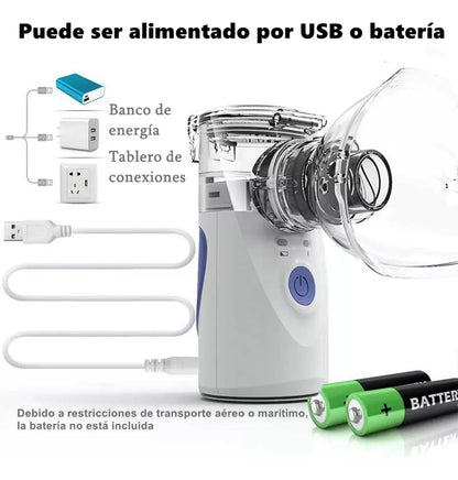 NEBULIZADOR PORTÁTIL 🥰💨 ¡Adios a los problemas de las vías respiratorias! - Ofertas