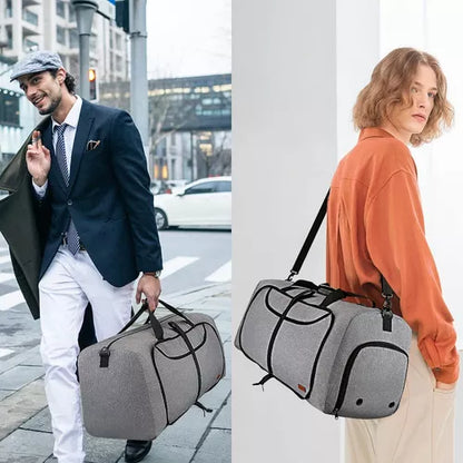 MALETA DE VIAJE PLEGABLE 🤩🧳🩳 ¡La maleta que no arruga la ropa al guardarla! - Ofertas