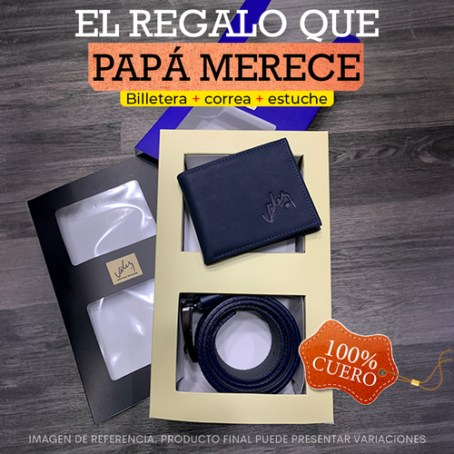 COMBO BILLTERA Y CORREA VÉLEZ 😎🤩 ¡Combo vélez para papá! - Ofertas