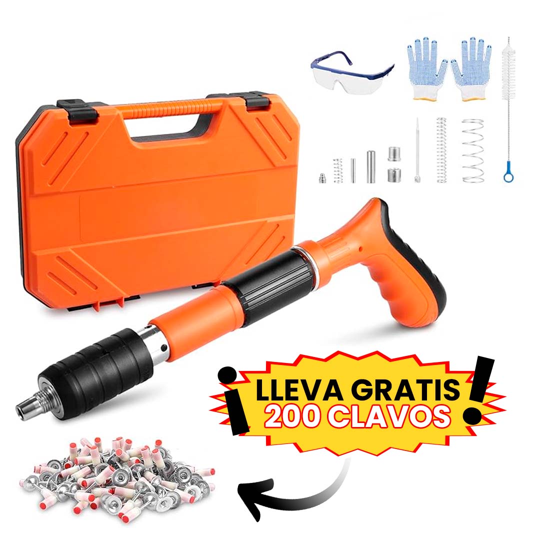 MINI PERCUTOR DE CLAVOS + 200 CLAVOS ¡GRATIS!🔨🤩