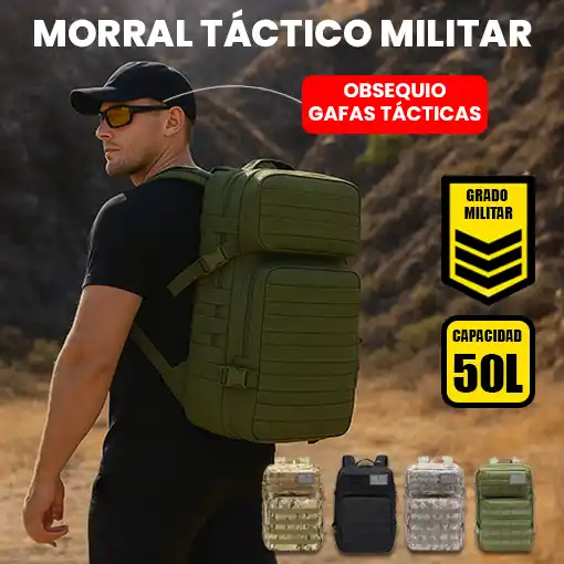 MORRAL TÁCTICO MILITAR + GAFAS DE LUJO GRATIS 🎁🤩 - Ofertas