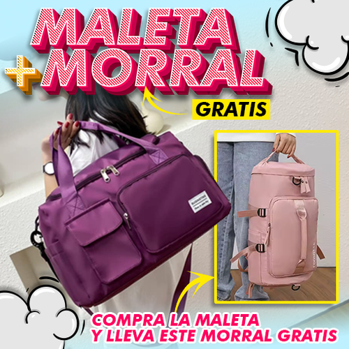 MALETA + MORRAL 2X1 🤩😱 ¡Compra 1 y lleva la otra GRATIS!