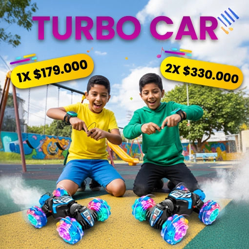 TURBO CAR 🚗⚡ ¡Velocidad, turbo y humo en un solo juguete!