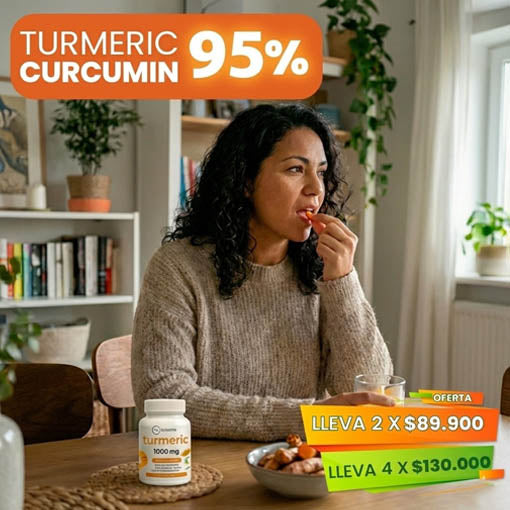 2 Frascos de Turmeric Curcumin 95 🫚 👍🧡 Recupera la movilidad y vive sin dolor de forma 100% natural