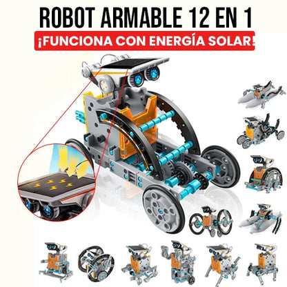 ROBOT ARMABLE SOLAR 12 EN 1 🤖🤩 - Ofertas