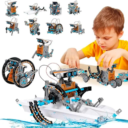 ROBOT ARMABLE SOLAR 12 EN 1 🤖🤩