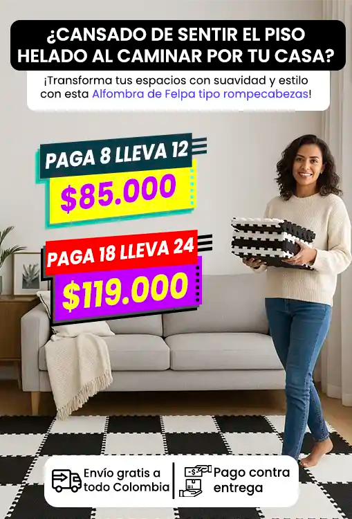 alfombra rompecabezas de felpa