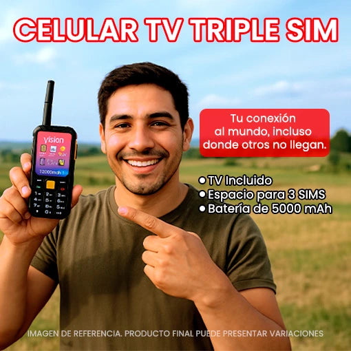 CELULAR TV TRIPLE SIM 📱😱 ¡Un celular que lo tiene absolutamente todo! - Ofertas