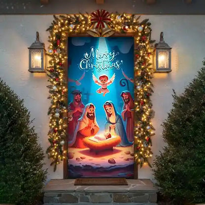 Pack x 2 Fundas navideñas para puertas 🚪🎅