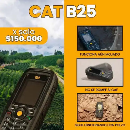 CELULAR CAT B25📱🛠️ ¡Recibe señal hasta en la finca más lejana! - Ofertas