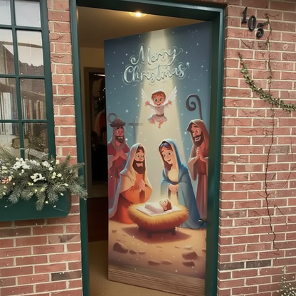 Pack x 2 Fundas navideñas para puertas 🚪🎅