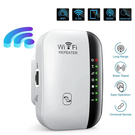 AMPLIFICADOR DE SEÑAL WIFI PRO ¡Extiende tu cobertura WiFi sin complicaciones!