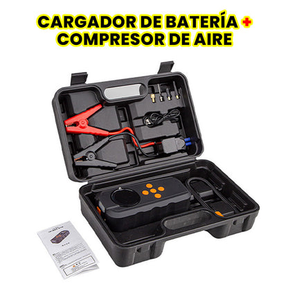 KIT AUXILIAR PARA CARRO 😱 (Cargador de batería + compresor de aire) - Ofertas