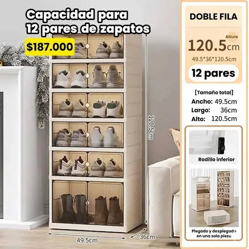 ORGANIZADOR DE ZAPATOS PLEGABLE - Ofertas